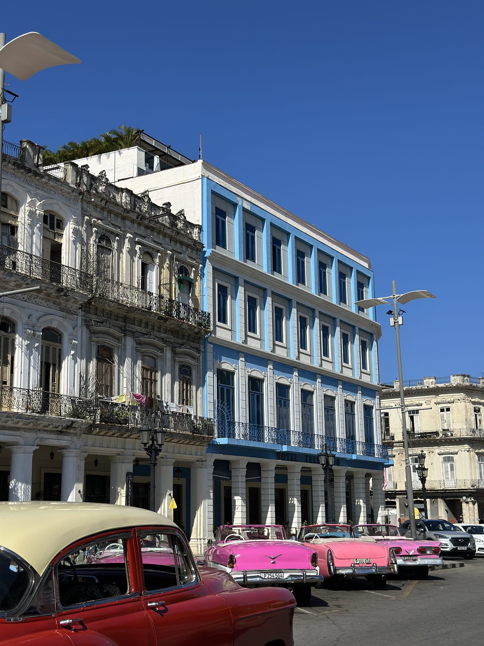 A sunlit street in Havana